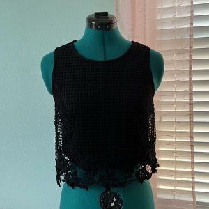 Black Lace Top